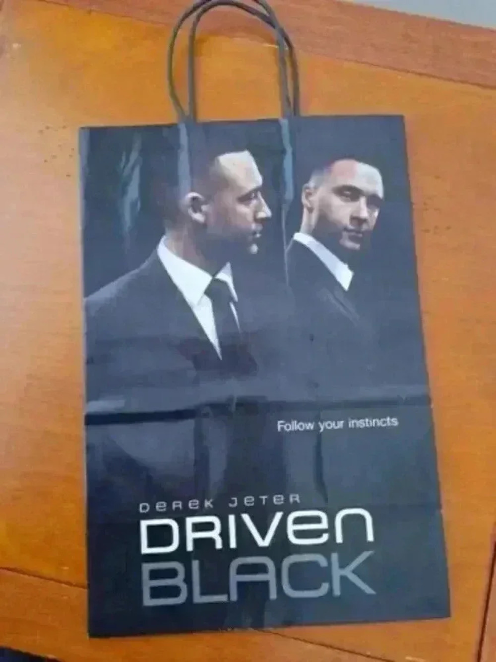 derek Jeter GLOSSY GIFT Paper Bag FROM DRIVEN